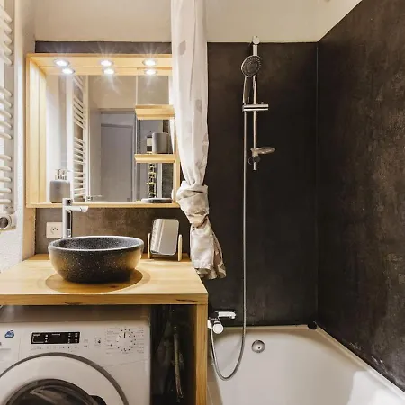 Chamois - Cosy 3pax Centre Vue Parking Gare Routiere דירה שאמוני