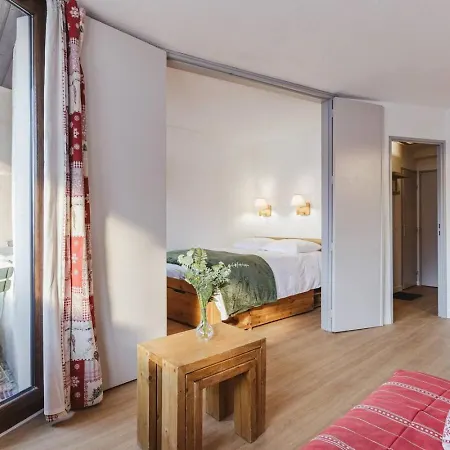 Chamois - Cosy 3pax Centre Vue Parking Gare Routiere דירה *